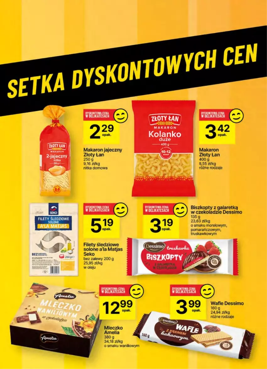 Gazetka promocyjna Delikatesy Centrum - NOWA GAZETKA Delikatesy Centrum od 19 września! 19-25.09.2024 - ważna 19.09 do 25.09.2024 - strona 55 - produkty: Biszkopty, Gala, Makaron, Matjas, Miecz, SEKO, Wafle