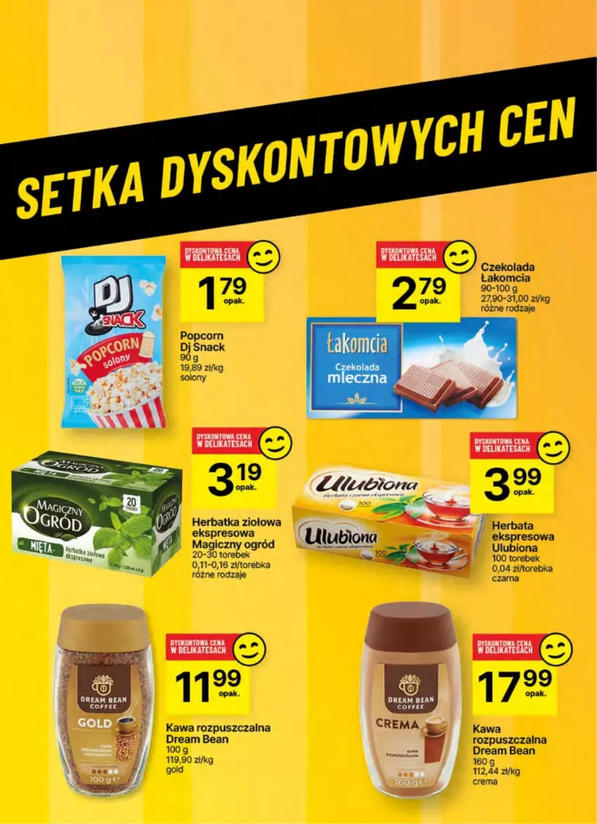 Gazetka promocyjna Delikatesy Centrum - NOWA GAZETKA Delikatesy Centrum od 19 września! 19-25.09.2024 - ważna 19.09 do 25.09.2024 - strona 57 - produkty: Czekolada, Herbata, Kawa, Kawa rozpuszczalna, Ogród, Popcorn, Torebka