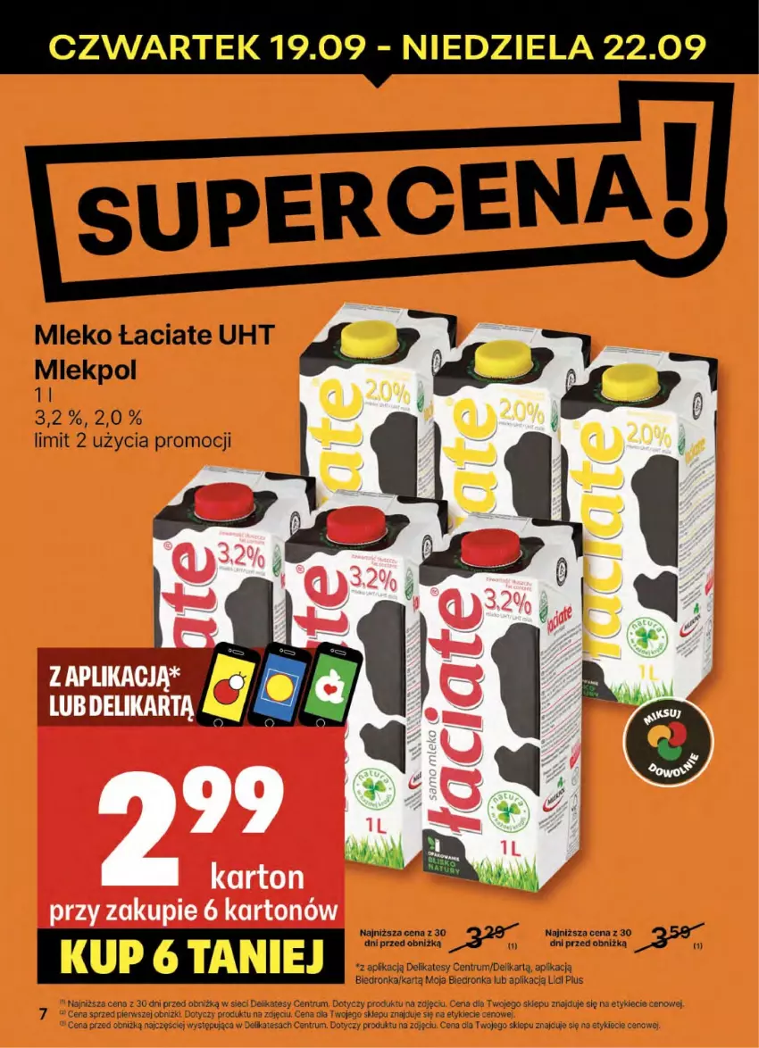 Gazetka promocyjna Delikatesy Centrum - NOWA GAZETKA Delikatesy Centrum od 19 września! 19-25.09.2024 - ważna 19.09 do 25.09.2024 - strona 7 - produkty: Mleko, Rum