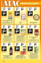 Gazetka promocyjna Auchan - ATAC Hiper Discount - Gazetka - ważna od 24.12 do 24.12.2025 - strona 2 - produkty: Majonez, Koncentrat pomidorowy, Dawtona, Krakus, Ser, Gin, Migdały, Ogórki konserwowe, Bonduelle, Babuni, Popcorn, Groszek, Kukurydza