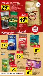 Gazetka promocyjna Intermarche - Gazetka - ważna od 06.03 do 06.03.2024 - strona 30 - produkty: Kawa rozpuszczalna, Gra, Kawa ziarnista, Kawa mielona, Kawa, Dilmah, Lipton, Prima, Lavazza, Jacobs, Herbata, Napój