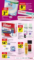 Gazetka promocyjna Intermarche - Gazetka - ważna od 06.03 do 06.03.2024 - strona 37 - produkty: Papier, Dezodorant, Tampony, Velvet, Lacalut, Ręcznik, Rolki, La Rive, Garnier, Foxy, O.B.