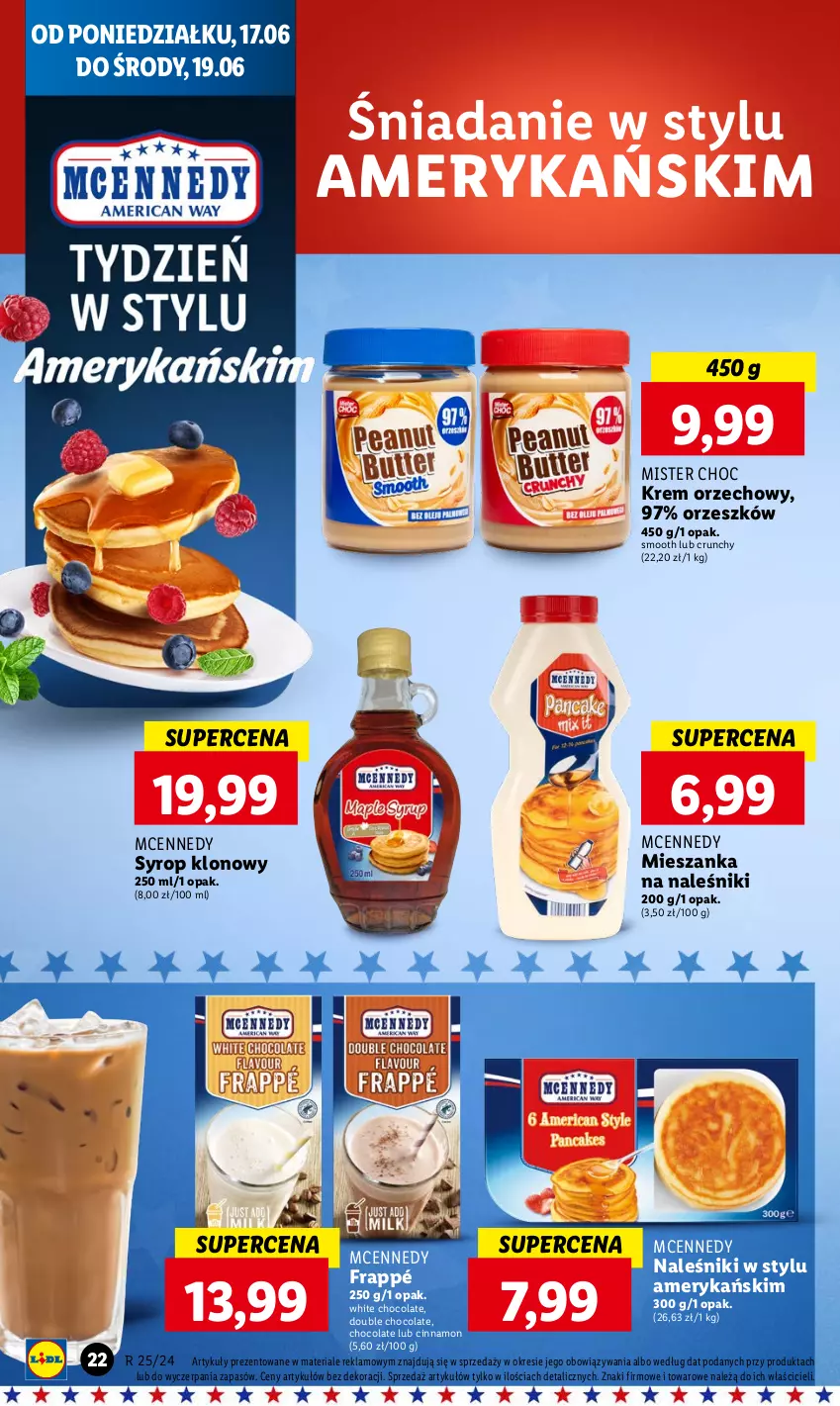 Gazetka promocyjna Lidl - GAZETKA - ważna 17.06 do 19.06.2024 - strona 24 - produkty: Krem orzechowy, Naleśniki, Syrop