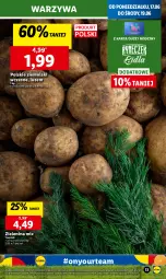 Gazetka promocyjna Lidl - GAZETKA - Gazetka - ważna od 19.06 do 19.06.2024 - strona 15 - produkty: Warzywa, Ser, Ziemniaki, Chleb