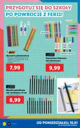 Gazetka promocyjna Lidl - GAZETKA - Gazetka - ważna od 16.01 do 16.01.2022 - strona 16 - produkty: Piec, Długopis, Flamastry