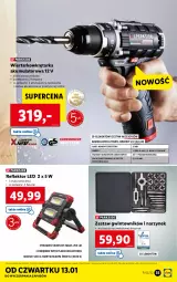 Gazetka promocyjna Lidl - GAZETKA - Gazetka - ważna od 16.01 do 16.01.2022 - strona 35 - produkty: Rum, Reflektor LED, Wiertarkowkrętarka, Warka, Tarka, Wkręt, Wkrętarka, Reflektor, Control, Akumulator