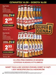 Gazetka promocyjna Delikatesy Centrum - Franczyza DC33 Czwartek - Gazetka - ważna od 20.08 do 20.08.2025 - strona 47 - produkty: Piwa, Piwo, Piec, Rum, Gra, Tyskie