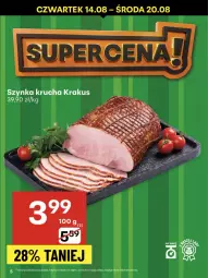 Gazetka promocyjna Delikatesy Centrum - Franczyza DC33 Czwartek - Gazetka - ważna od 20.08 do 20.08.2025 - strona 5 - produkty: Krakus, Szynka