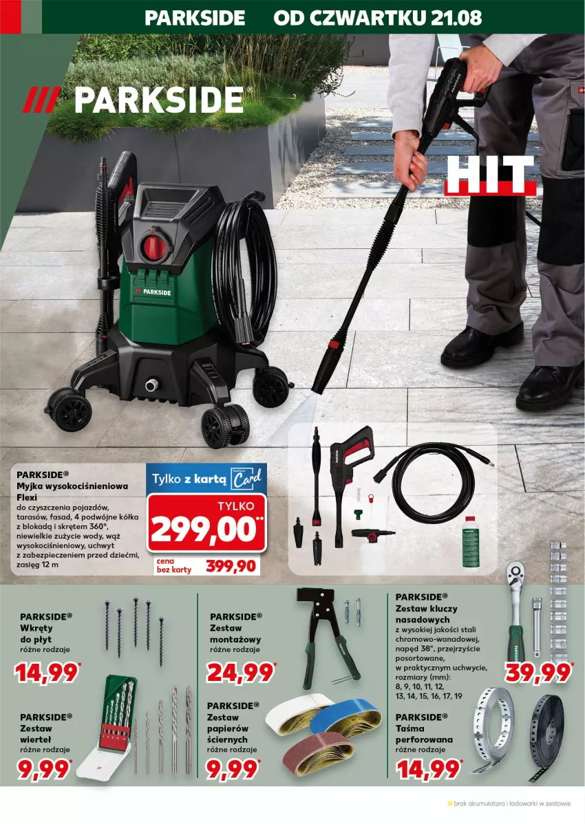 Gazetka promocyjna Kaufland - Kaufland - ważna 21.08 do 27.08.2025 - strona 8 - produkty: Fa, Koc, Papier, Parkside, Piec, Pojazd, Sok, Wkręt, Zestaw kluczy