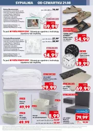Gazetka promocyjna Kaufland - Kaufland - Gazetka - ważna od 27.08 do 27.08.2025 - strona 13 - produkty: Klapki, Sypialnia, Sól, Por, Gra, Kołdra, Materac składany, Kosz, Materac, Tera, Zegar, Poduszka, Dywan