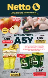Gazetka promocyjna Netto - Artykuły spożywcze - Gazetka - ważna od 24.09 do 24.09.2022 - strona 1 - produkty: Piwa, Piwo, Kurczak, Gra, Beskidzki, Olej rzepakowy, Olej