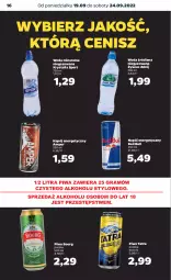 Gazetka promocyjna Netto - Artykuły spożywcze - Gazetka - ważna od 24.09 do 24.09.2022 - strona 16 - produkty: Piwa, Piwo, Por, Gra, Napój energetyczny, Red Bull, Tatra, LANA, Sport, Woda mineralna, Woda, Napój
