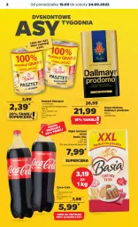 Gazetka promocyjna Netto - Artykuły spożywcze - Gazetka - ważna od 24.09 do 24.09.2022 - strona 2 - produkty: Pasztet, Dallmayr, Kawa mielona, Kawa, Coca-Cola, Mąka, Basia, Mąka tortowa