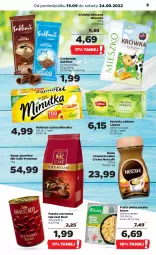 Gazetka promocyjna Netto - Artykuły spożywcze - Gazetka - ważna od 24.09 do 24.09.2022 - strona 9 - produkty: Nescafé, Kawa rozpuszczalna, Kawa ziarnista, Kawa, Herbata czarna, Fasola, Lipton, Czekolada, Herbata, Knorr, Fa