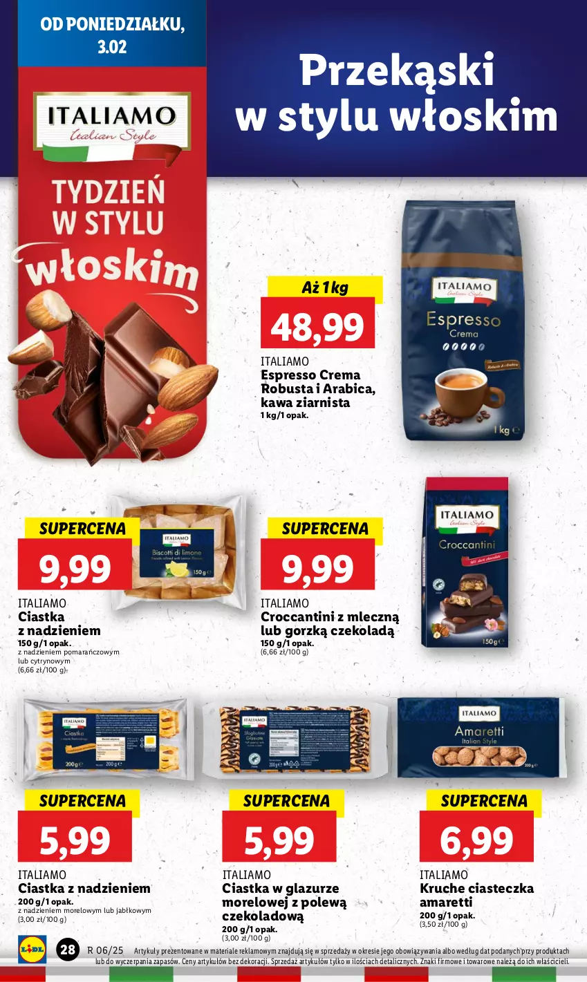 Gazetka promocyjna Lidl - GAZETKA - ważna 03.02 do 05.02.2025 - strona 30 - produkty: BIC, Ciastka, Kawa, Kawa ziarnista, Lazur