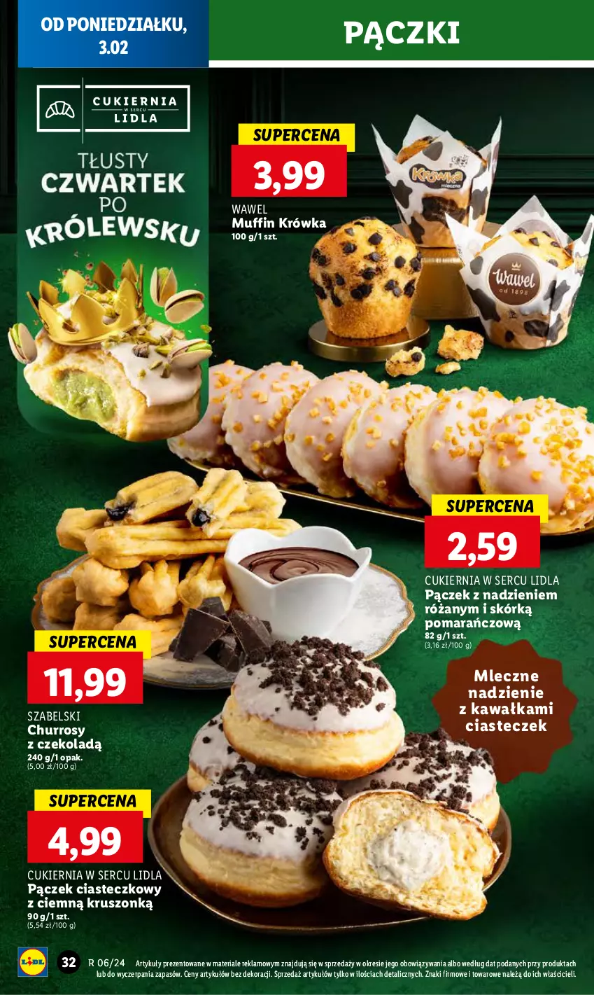 Gazetka promocyjna Lidl - GAZETKA - ważna 03.02 do 05.02.2025 - strona 34 - produkty: Cukier, Kawa, Pączek, Róża, Ser, Wawel