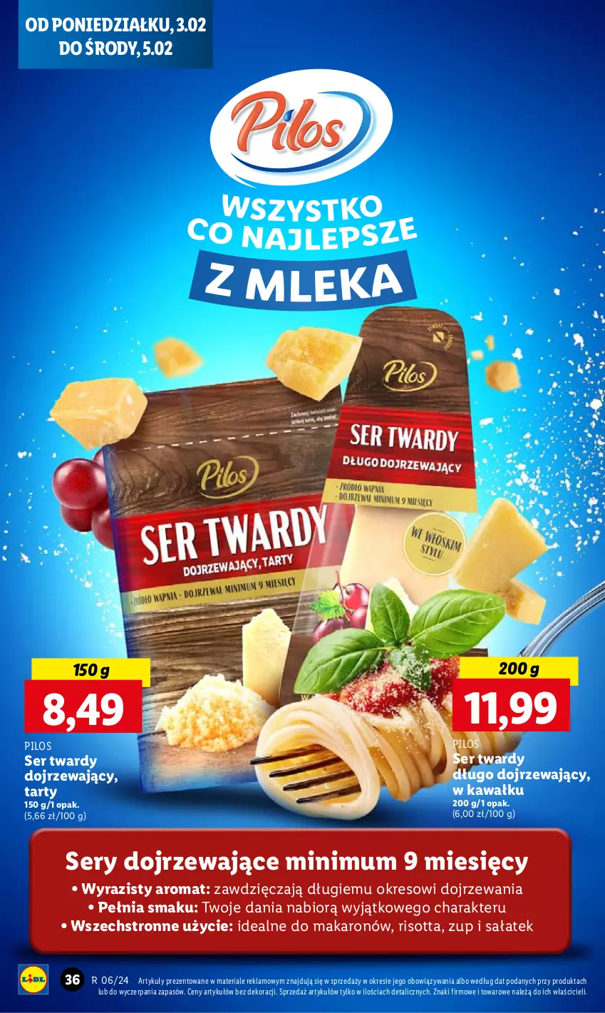 Gazetka promocyjna Lidl - GAZETKA - ważna 03.02 do 05.02.2025 - strona 38 - produkty: Kawa, Makaron, Pilos, Sałat, Ser