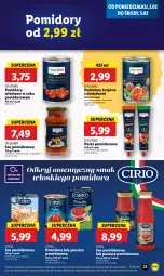 Gazetka promocyjna Lidl - GAZETKA - Gazetka - ważna od 05.02 do 05.02.2025 - strona 27 - produkty: Warzywa, Sos, Sok, Sos pomidorowy, Tuńczyk, Bazyl, Pomidory, Pomidory krojone
