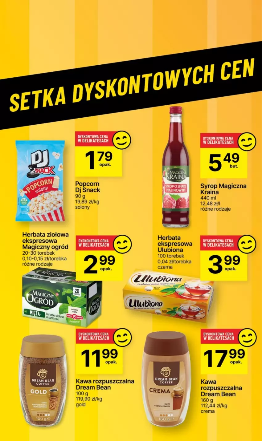 Gazetka promocyjna Delikatesy Centrum - NOWA GAZETKA Delikatesy Centrum od 14 grudnia! 14-26.12.2023 - ważna 14.12 do 26.12.2023 - strona 56 - produkty: Herbata, Kawa, Kawa rozpuszczalna, Ogród, Popcorn, Syrop, Torebka