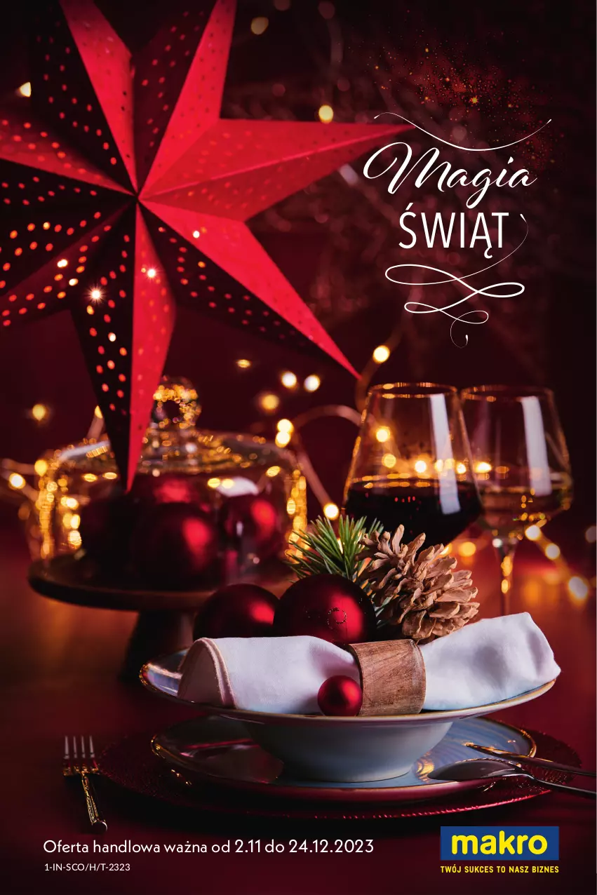 Gazetka promocyjna Makro - Katalog Magia Świąt - ważna 02.11 do 24.12.2023 - strona 1