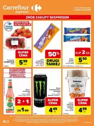 Gazetka promocyjna Carrefour - Gazetka Express - Gazetka - ważna od 04.05 do 04.05.2026 - strona 2 - produkty: Piwo, Gra, Somersby, Truskawki, Lody, Bakoma, Milka