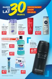 Gazetka promocyjna Makro - Oferta dla Twojego biznesu - oferta z alkoholem - Gazetka - ważna od 04.03 do 04.03.2024 - strona 28 - produkty: Nivea Men, Mydło w płynie, Elseve, Płyn do płukania jamy ustnej, Listerine, Bell, Dezodorant, Str8, Pasta do zębów, Perfecta, Lacalut, Płyn do płukania, Szampon, Podpaski, Bella, Mydło, Luksja, Nivea