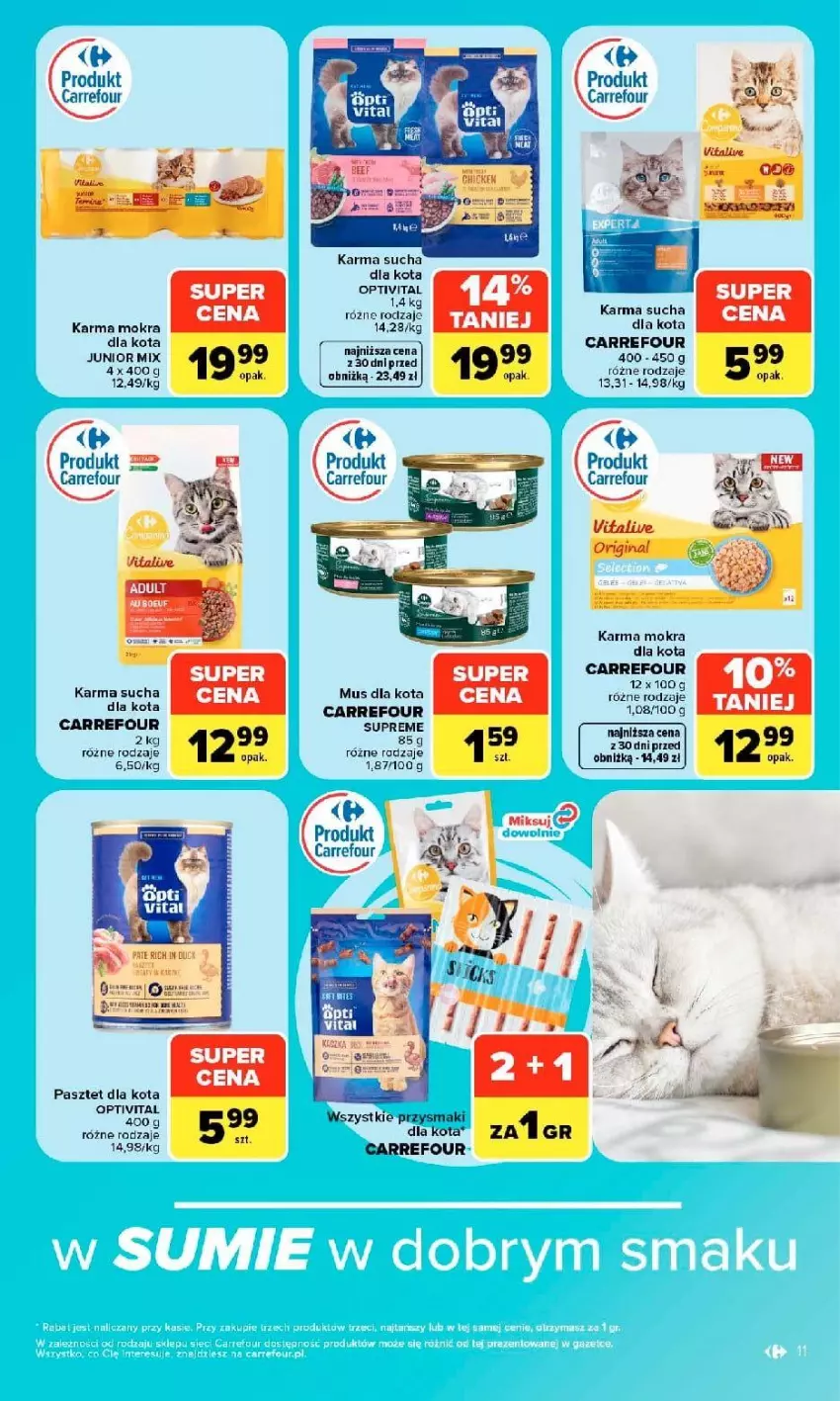 Gazetka promocyjna Carrefour - Gazetka Carrefour, Market w SUMIE pupilove - ważna 14.09 do 26.09.2026 - strona 13 - produkty: Mus, Pasztet, Przysmaki