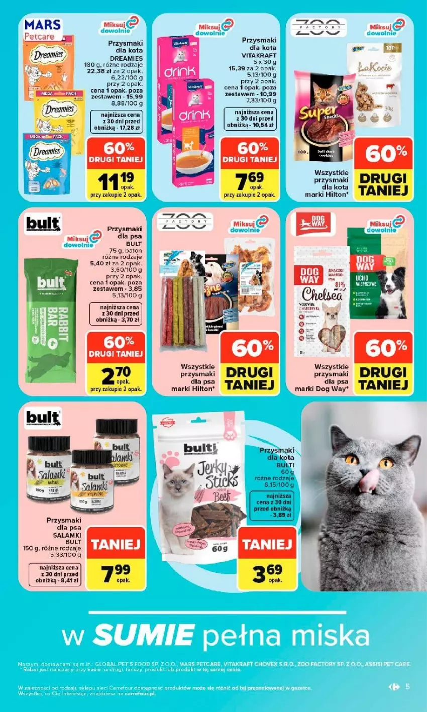 Gazetka promocyjna Carrefour - Gazetka Carrefour, Market w SUMIE pupilove - ważna 14.09 do 26.09.2026 - strona 7 - produkty: Baton, Fa, Mars, Przysmaki