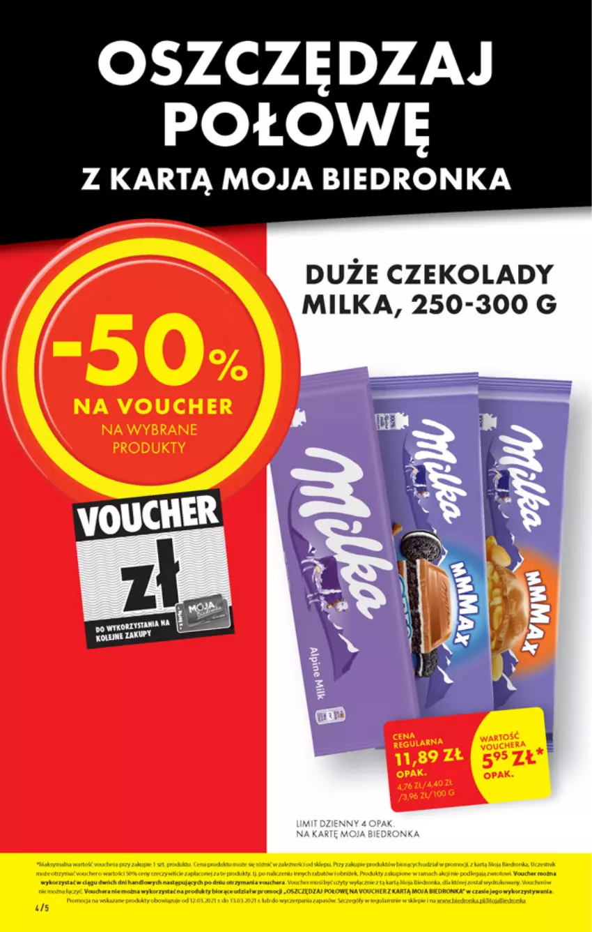 Gazetka promocyjna Biedronka - W tym tygodniu - ważna 11.03 do 17.03.2021 - strona 4 - produkty: Fa, Milka, Noż, Por