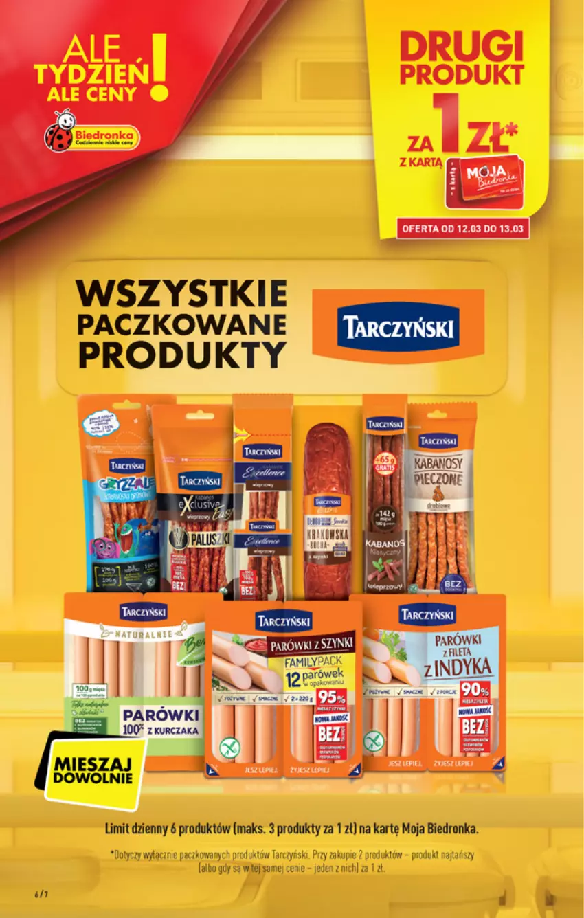 Gazetka promocyjna Biedronka - W tym tygodniu - ważna 11.03 do 17.03.2021 - strona 6 - produkty: Tarczyński