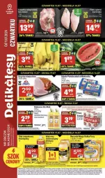 Gazetka promocyjna Delikatesy Centrum - Gazetka - ważna od 17.07 do 17.07.2024 - strona 1 - produkty: Kurczak, Majonez, Makaron, Leon, Szynka, Ręcznik, Rolki, Foxy, Olej rzepakowy, Masło, Olej