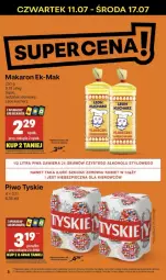 Gazetka promocyjna Delikatesy Centrum - Gazetka - ważna od 17.07 do 17.07.2024 - strona 39 - produkty: Piwa, Piwo, Piec, Makaron, Gra, Tyskie, Leon