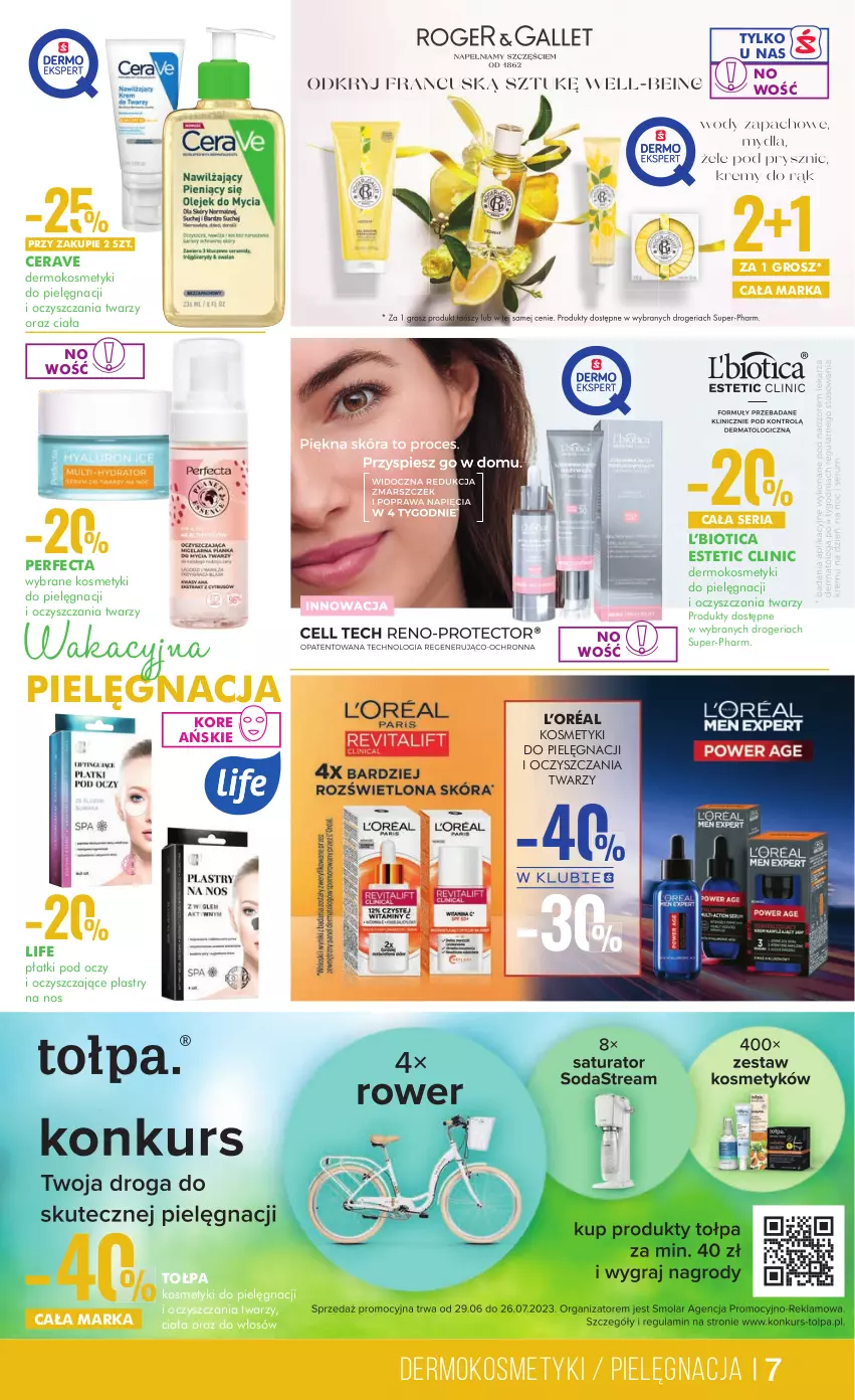 Gazetka promocyjna Super Pharm - Gazetka - ważna 29.06 do 12.07.2023 - strona 7 - produkty: CeraVe, Clin, Kosmetyki do pielęgnacji, L’Oréal, Perfecta, Ser, Tołpa