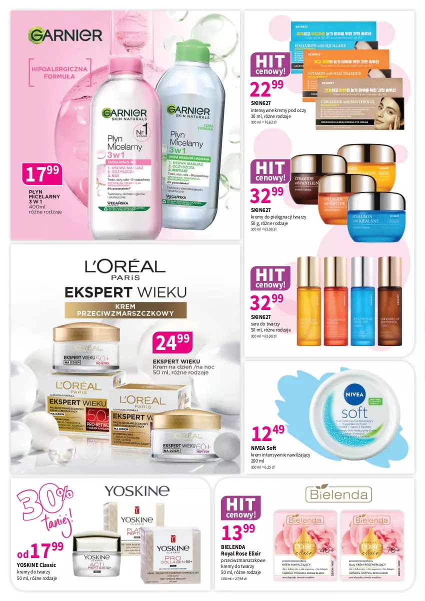 Gazetka promocyjna Drogerie Polskie - Gazetka - ważna 11.07 do 31.07.2025 - strona 2 - produkty: Bielenda, Mars, Nivea, Ser, Yoskine