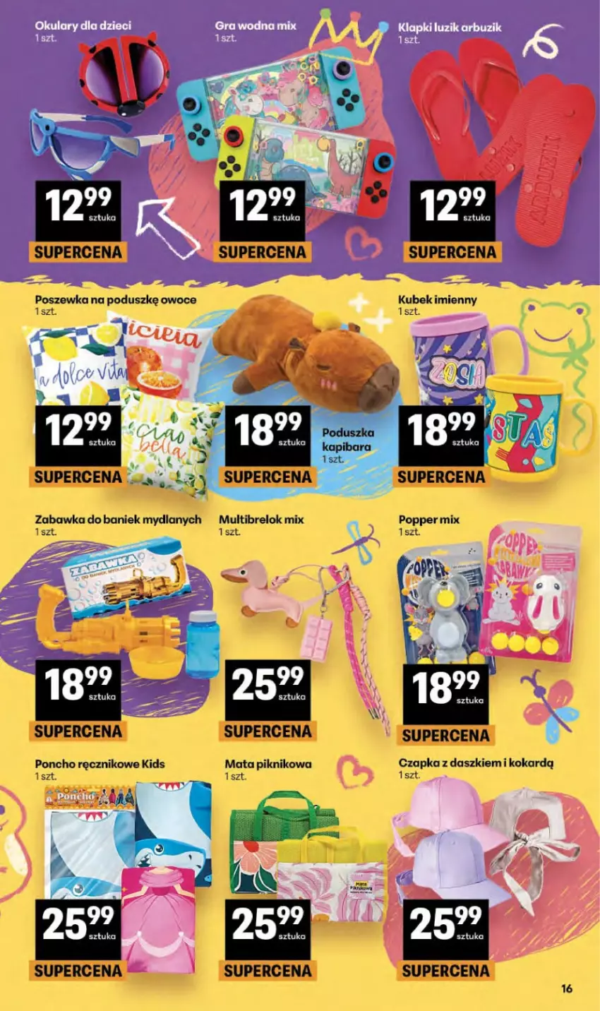 Gazetka promocyjna Delikatesy Centrum - Franczyza DC23 Czwartek - ważna 03.06 do 10.06.2026 - strona 16 - produkty: Dzieci, Gra, Ręcznik