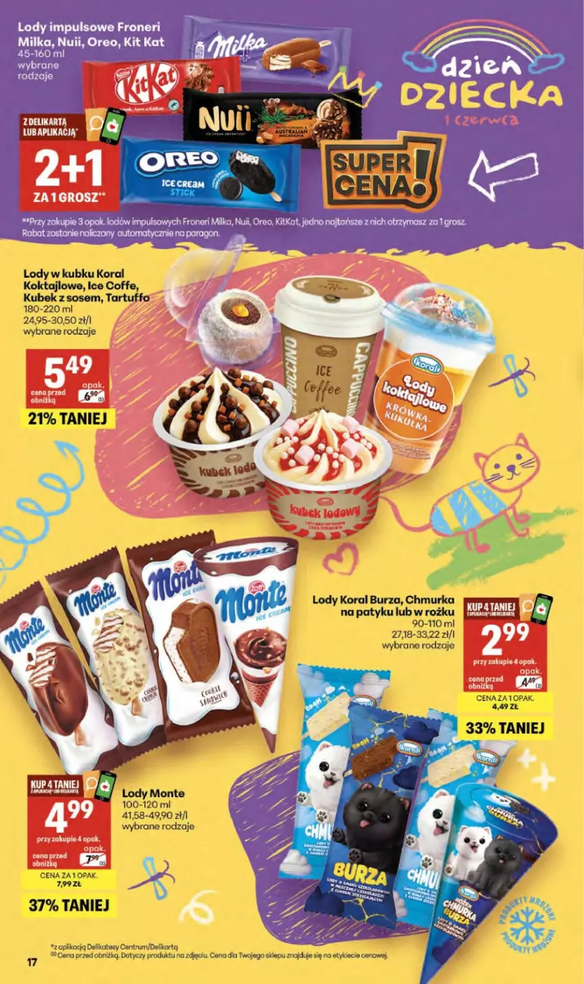 Gazetka promocyjna Delikatesy Centrum - Franczyza DC23 Czwartek - ważna 03.06 do 10.06.2026 - strona 17 - produkty: Monte