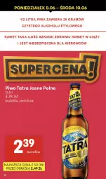 Gazetka promocyjna Delikatesy Centrum - Franczyza DC23 Czwartek - Gazetka - ważna od 10.06 do 10.06.2026 - strona 14 - produkty: Piwa, Piwo, Piec, Gra, Tatra