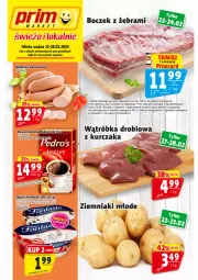 Gazetka promocyjna Prim Market - Gazetka - ważna od 28.02 do 28.02.2024 - strona 1 - produkty: Kurczak, Danone, Papier, Jogurt, Ziemniaki, Boczek, Fanta, Kiełbasa, Fa