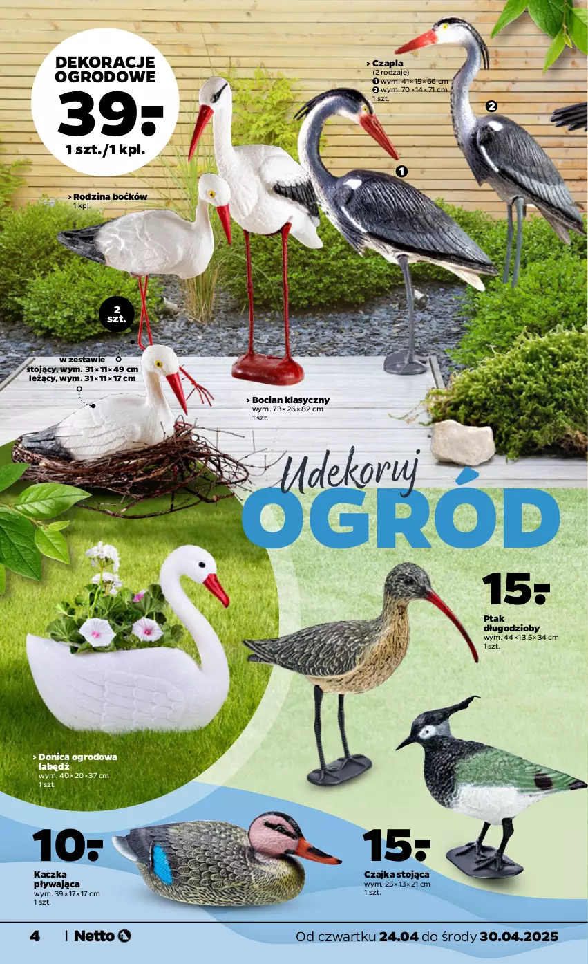 Gazetka promocyjna Netto - Od Czwartku Przemysłowa - ważna 24.04 do 30.04.2025 - strona 4 - produkty: Kaczka, Ogród