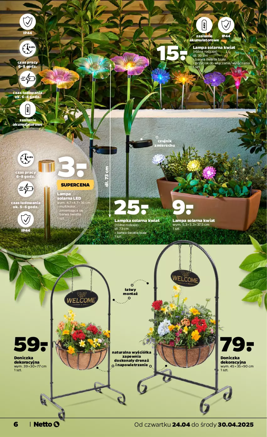 Gazetka promocyjna Netto - Od Czwartku Przemysłowa - ważna 24.04 do 30.04.2025 - strona 6 - produkty: Akumulator, Lampa, Silan