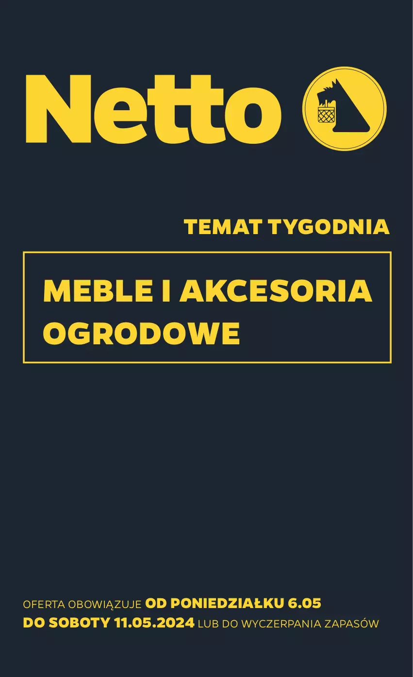 Gazetka promocyjna Netto - Od Poniedziałku Przemysłowa - ważna 06.05 do 11.05.2024 - strona 1 - produkty: Meble