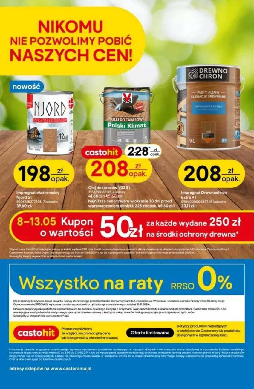 Gazetka promocyjna Castorama - ważna 08.05 do 21.05.2024 - strona 8 - produkty: Astor, Dres, Fa, Por, Pur, Rama, Rum