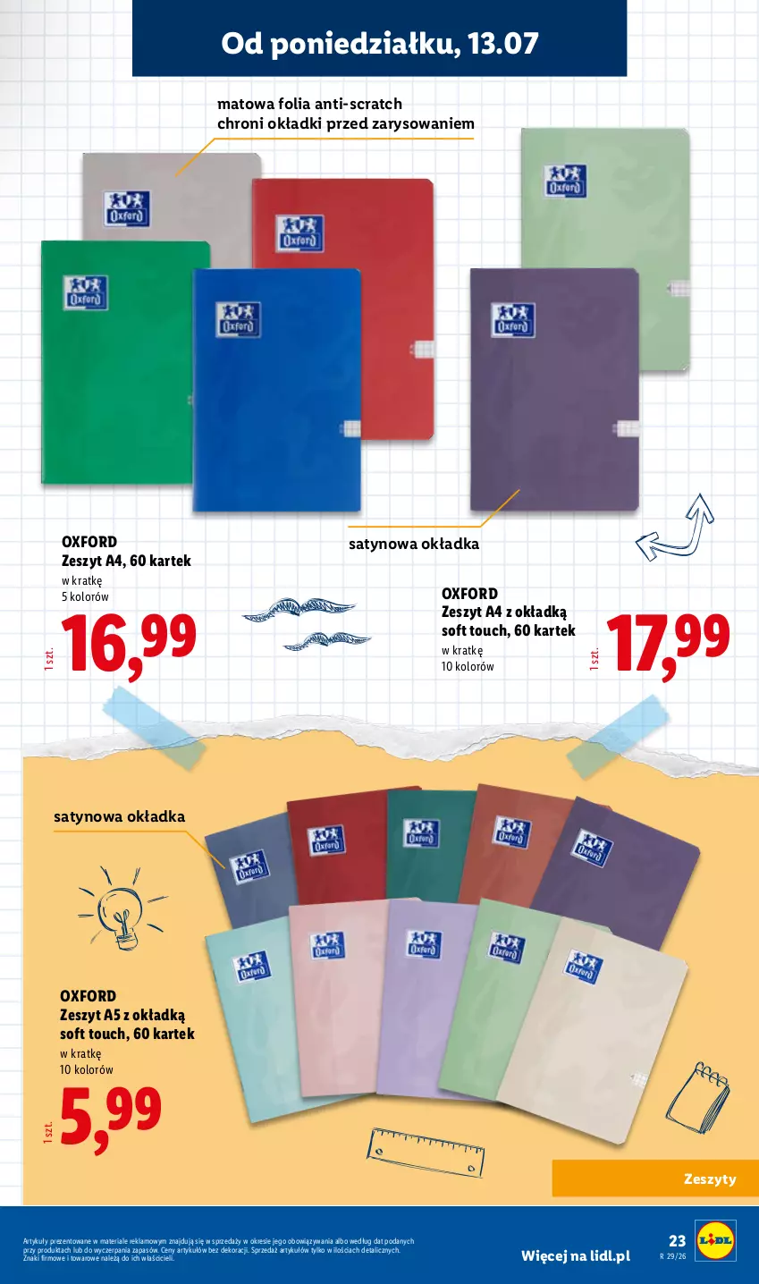 Gazetka promocyjna Lidl - Kompletna wyprawka w megacenach - ważna 11.07 do 31.07.2026 - strona 23