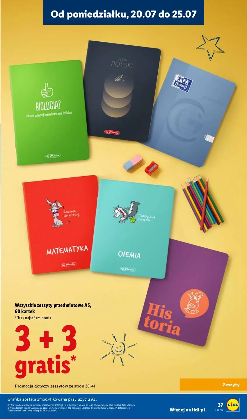 Gazetka promocyjna Lidl - Kompletna wyprawka w megacenach - ważna 11.07 do 31.07.2026 - strona 37 - produkty: Gra, Grafika