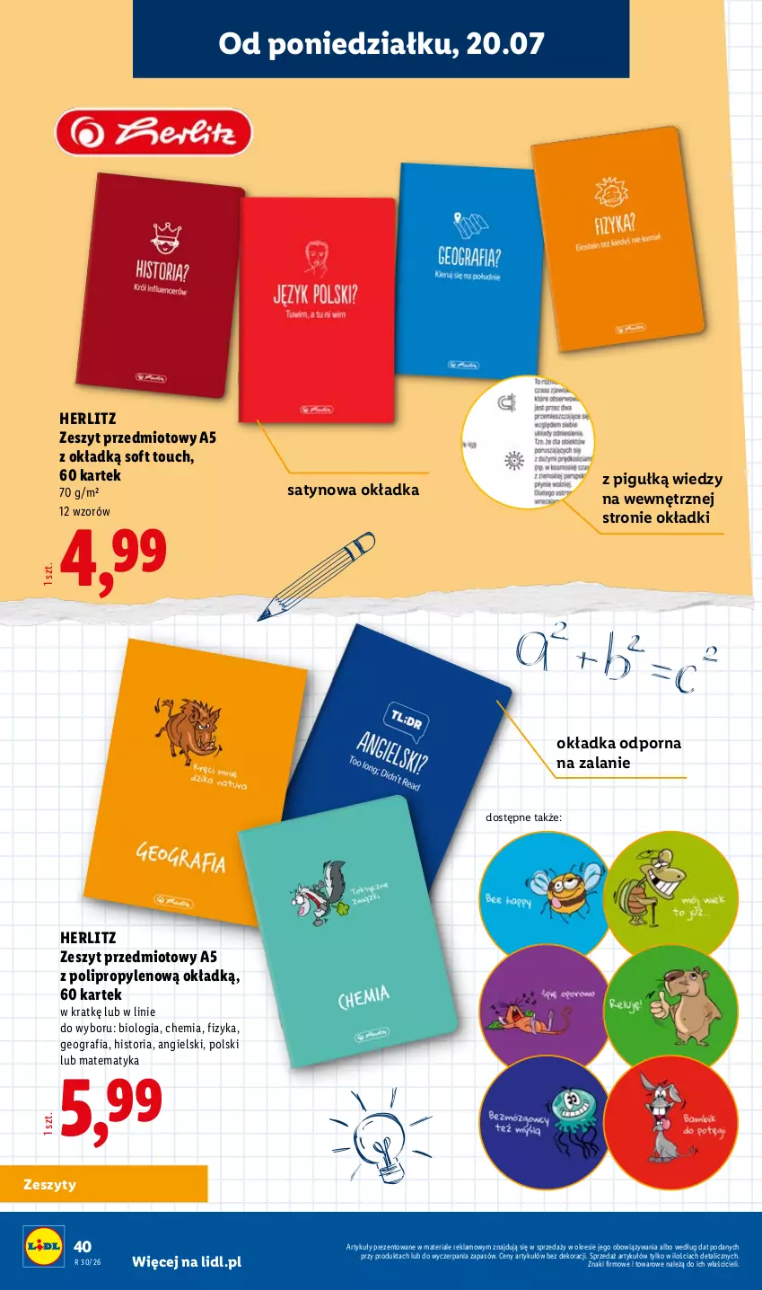 Gazetka promocyjna Lidl - Kompletna wyprawka w megacenach - ważna 11.07 do 31.07.2026 - strona 40 - produkty: Gra, Por