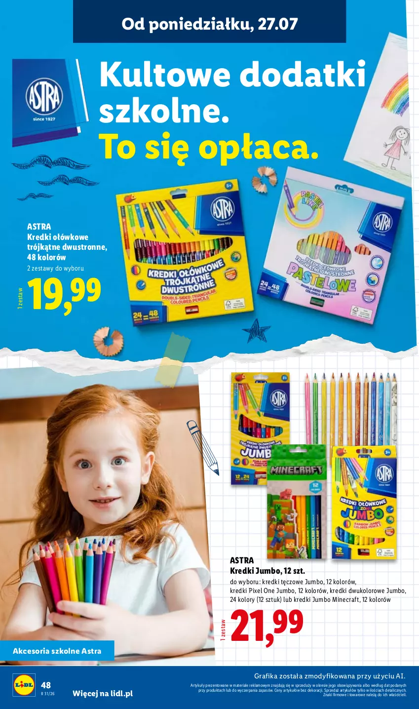 Gazetka promocyjna Lidl - Kompletna wyprawka w megacenach - ważna 11.07 do 31.07.2026 - strona 48 - produkty: Gra, Grafika, Minecraft