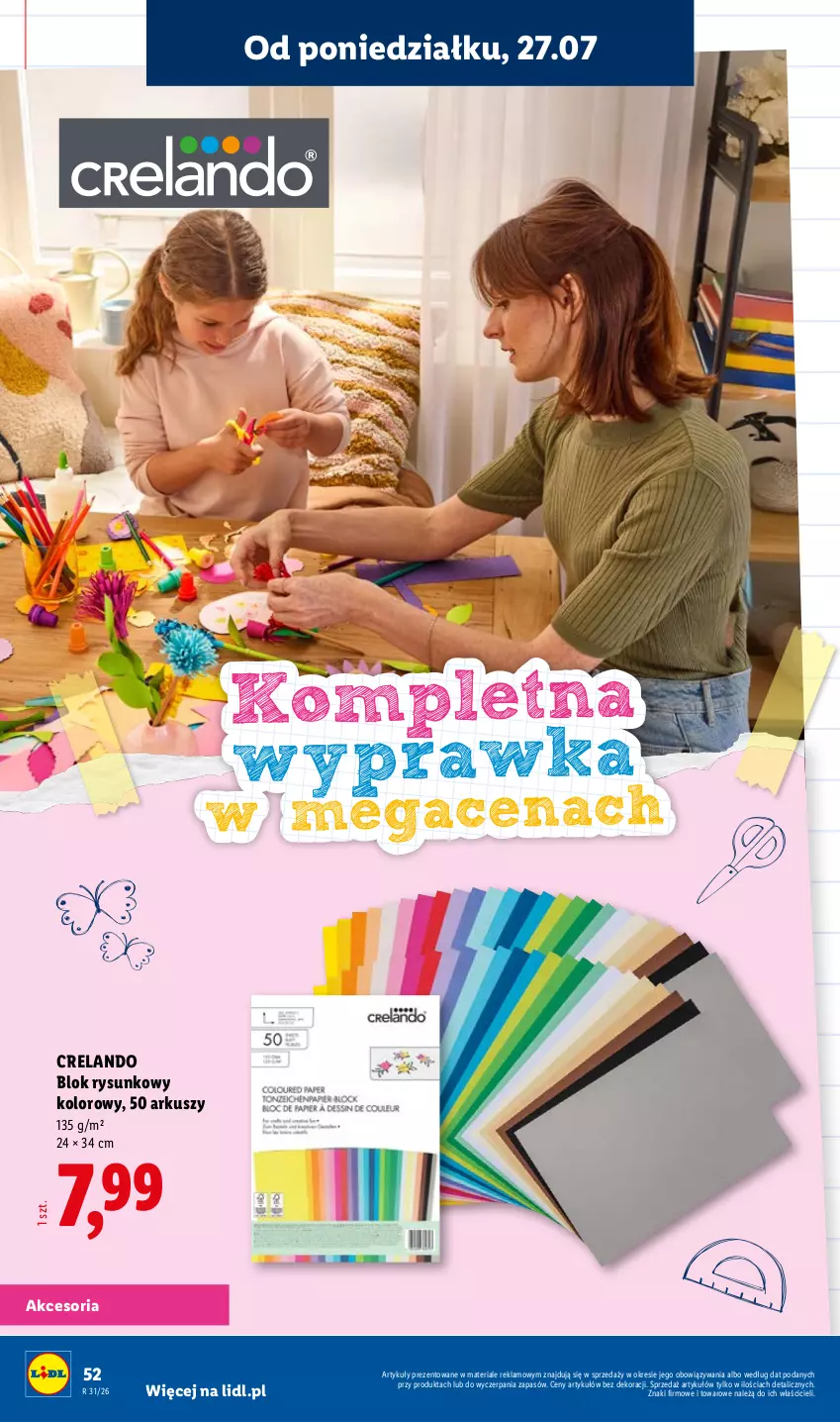 Gazetka promocyjna Lidl - Kompletna wyprawka w megacenach - ważna 11.07 do 31.07.2026 - strona 52