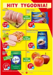 Gazetka promocyjna Prim Market - Gazetka - Gazetka - ważna od 15.09 do 15.09.2021 - strona 5 - produkty: Sól, Schab krotoszyński, Pekpol, Kawa mielona, Kawa, Prima, Jacobs, Biszkopty, Jabłka, Schab bez kości