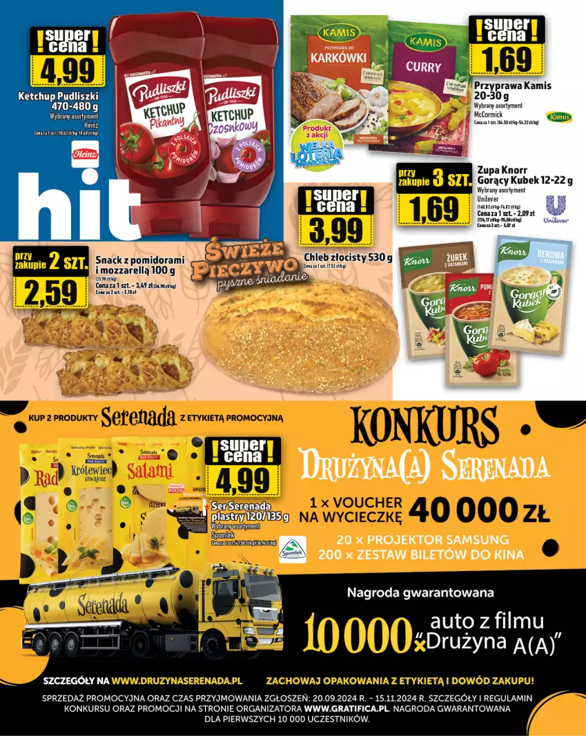 Gazetka promocyjna Topaz - Gazetka - ważna 10.10 do 16.10.2024 - strona 12 - produkty: Chleb, Fa, Gra, Kamis, Knorr, Kubek, Samsung, Ser, Zupa