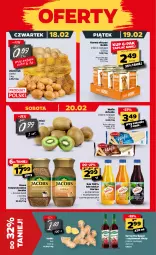 Gazetka promocyjna Netto - Oferta spożywacza - Gazetka - ważna od 20.02 do 20.02.2021 - strona 3 - produkty: Kawa rozpuszczalna, Sok, Por, Kawa, Kiwi, Wafle, Siatka, Syrop, Jacobs, Suplement diety, Herbapol, Nektar, Imbir, Hortex